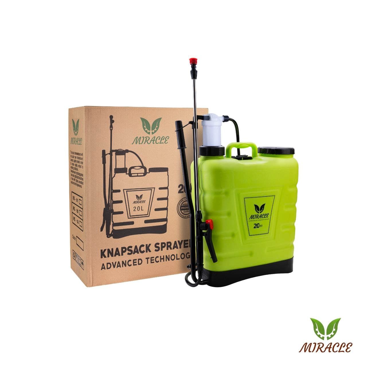 سمپاش ۲۰ لیتری دستی برند miracle