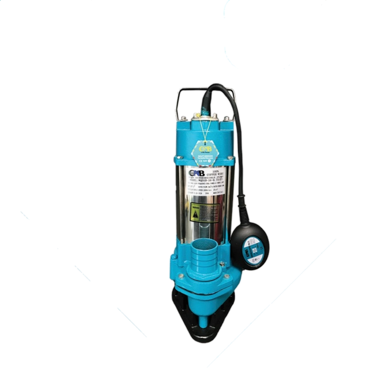 لجنکش تنه استیل سی ان بی ۱۷ متری ۲ اینچ فلوتر دار تکفاز مدل CNB-WQD10-17-0/75F-S