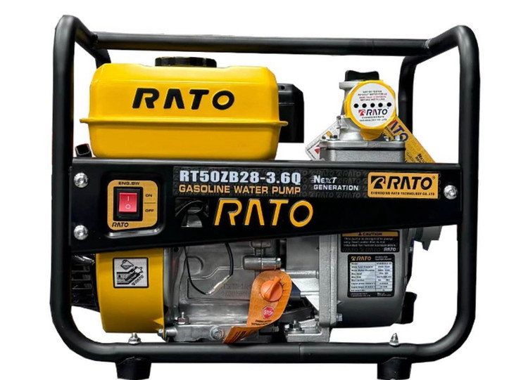 موتور پمپ بنزینی هندلی 2 اینچ برند راتو RATO مدل RT50ZB28-3.6Q